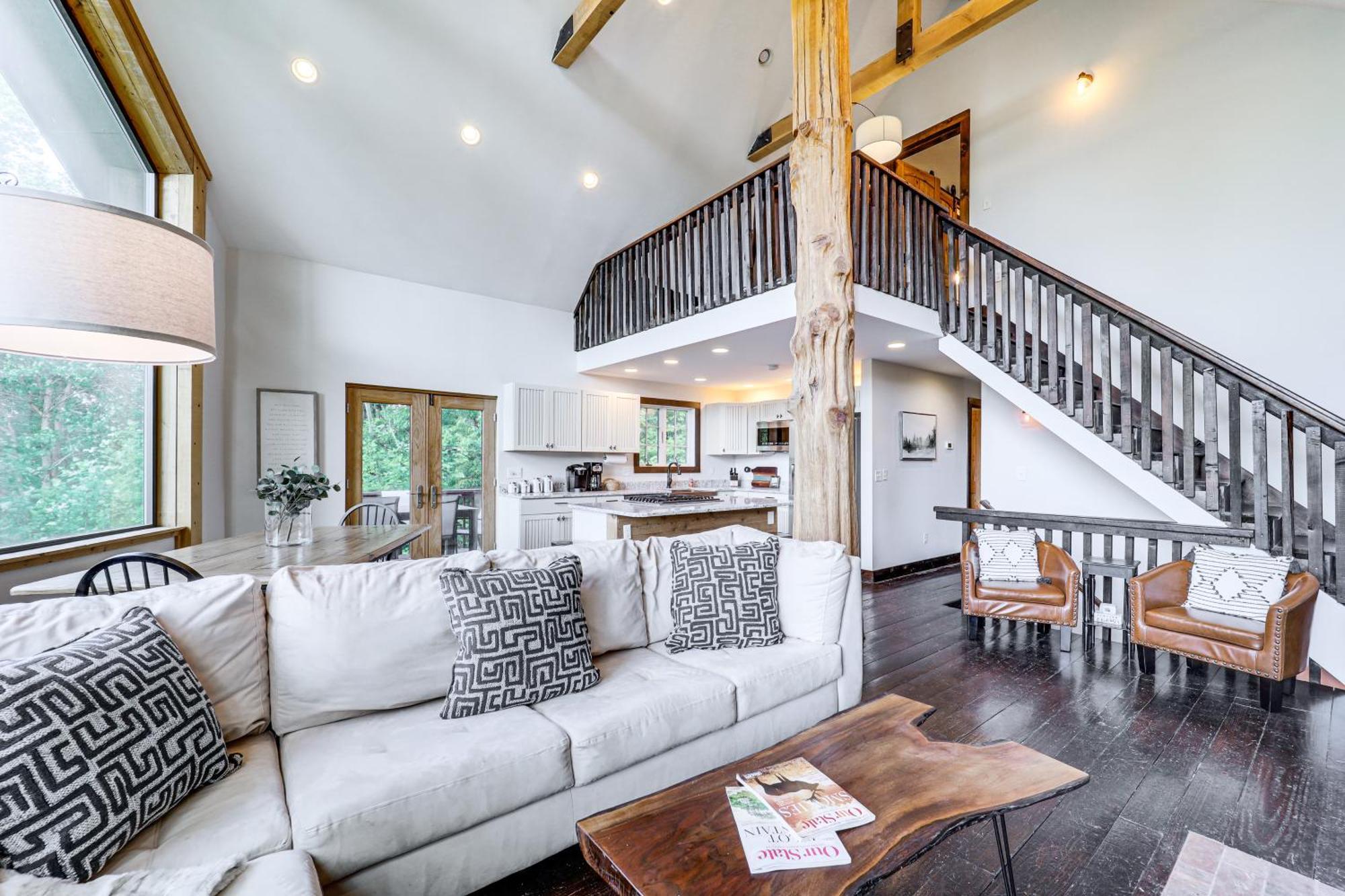 Luxe Appalachian Mountain Cabin With Hot Tub, Views Warrensville Exterior foto
